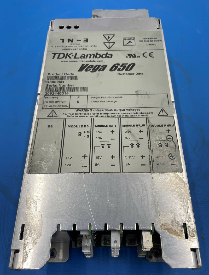AC/DC VEGA650 POWER SUPPLY (K60096B/7755114/07755114) SIEMENS