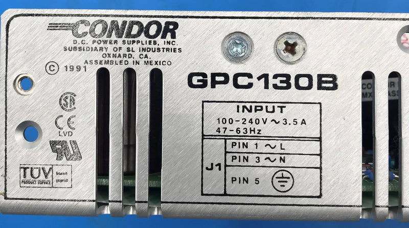 Power Supply Condor (02-32307-0001 Rev M/GPC130B) OEC 9600