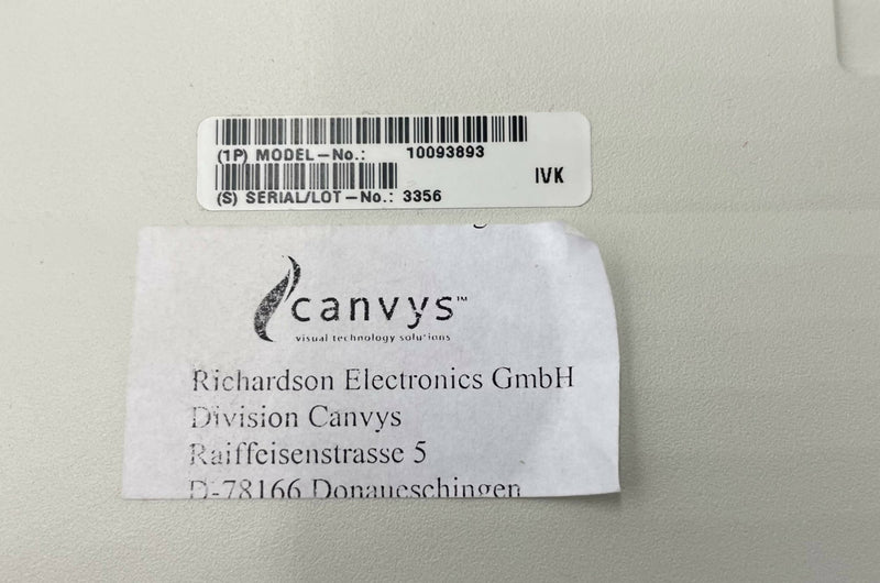15" LCD TOUCH SCREEN MONITOR W/KEYBOARD (10093893/10545962) SIEMENS