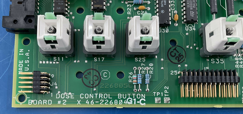 Dose Control Button Board (46-226804G1/46-226804G1-C) GE