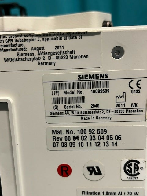 Siemens Collimator AL02 II-D 10092609