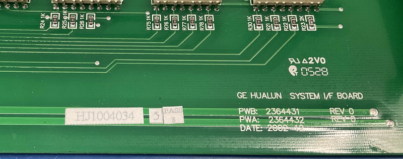 SYSTEM I/F BOARD (2375230) GE