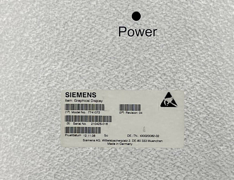 AG GRAPHICAL DISPLAY (7741072) SIEMENS
