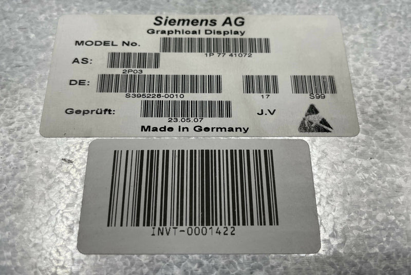 AG GRAPHICAL DISPLAY (7741072/07741072) SIEMENS