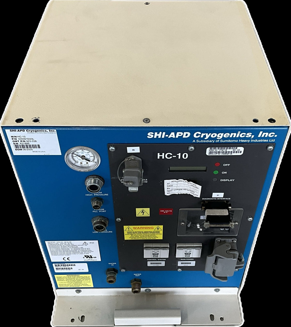 Simplex Hc10 APD HC-10 COMPRESSOR (7461119/7461135/04297052) SIEMENS — Shop Med Parts