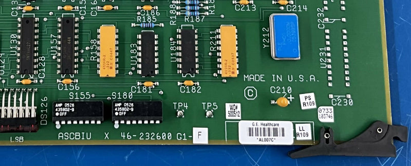 ASCBIU X Board (46-232600 G1-F/E) GE Advantx