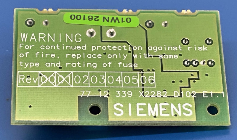 CIRCUIT BOARD D102 (7712339/07712339) SIEMENS