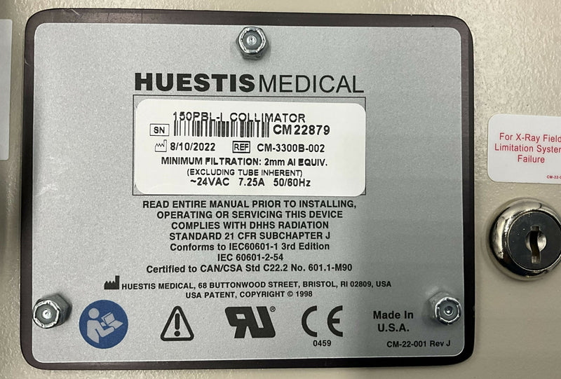 COLLIMATOR (150PBL-I / CM 3300B-002) HUESTIS MEDICAL