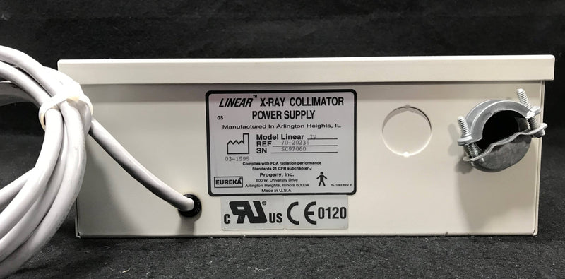Collimator Power Supply Linear IV (70-20236) Progeny Inc.