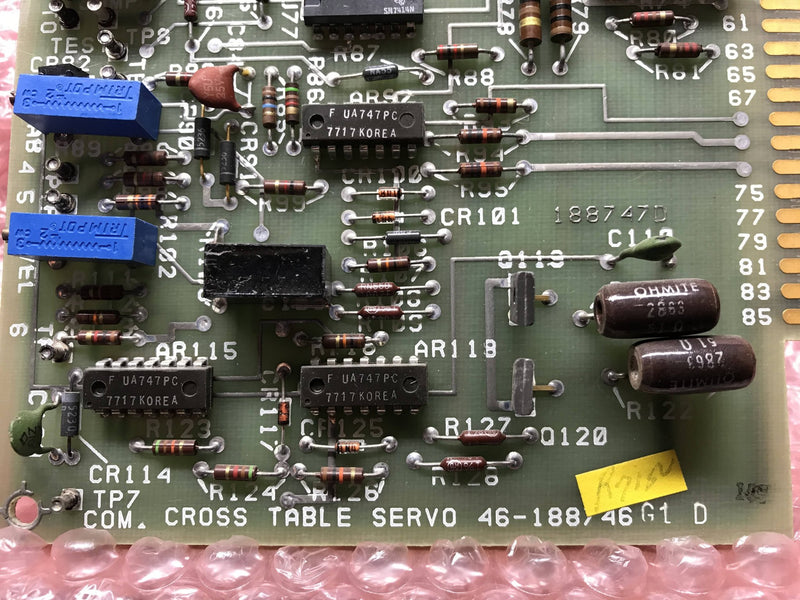 Com. Cross Table servo Board (46-188746 G1-D) GE