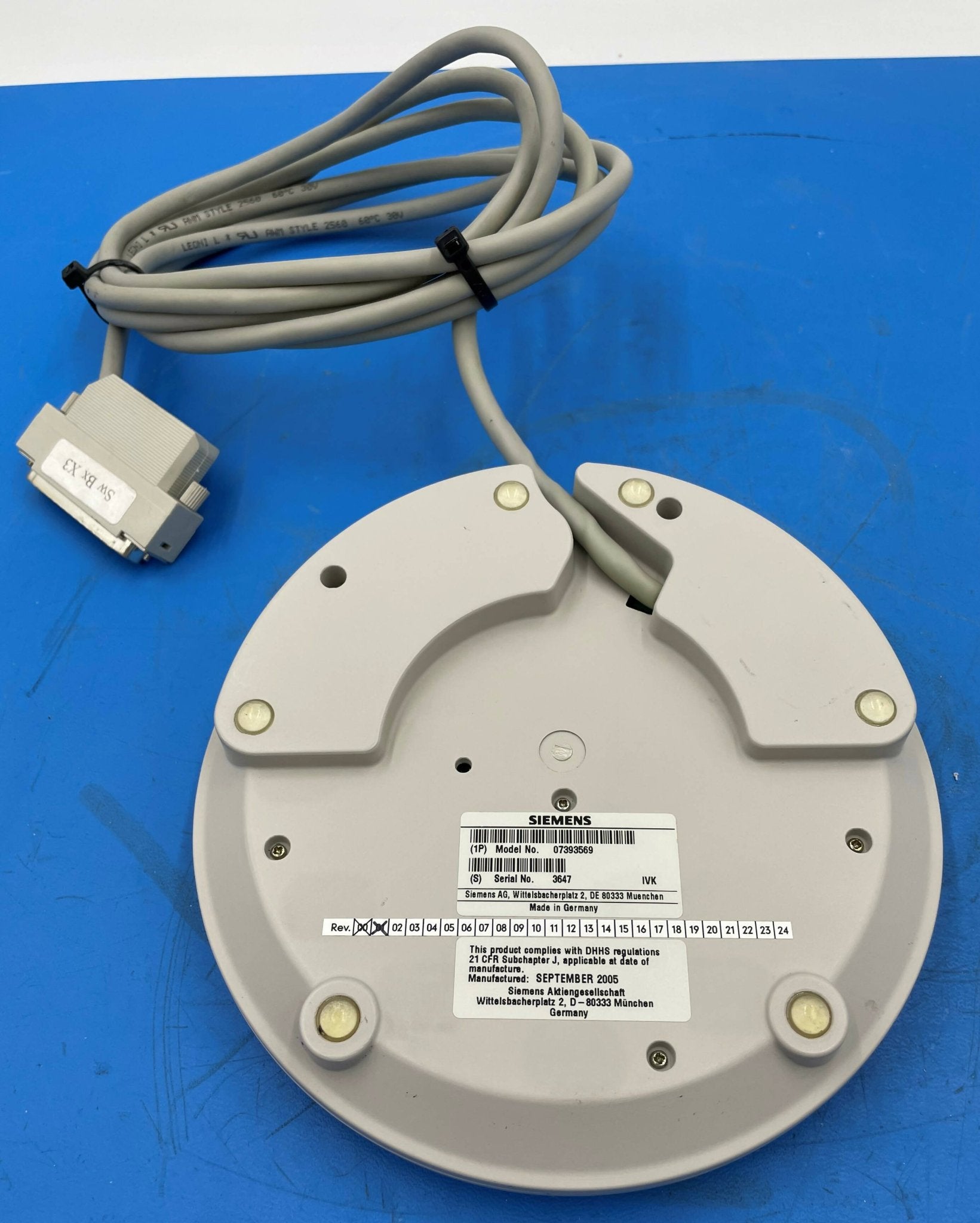 CONTROL BOX P30 (07393569/7393569) SIEMENS — Shop Med Parts