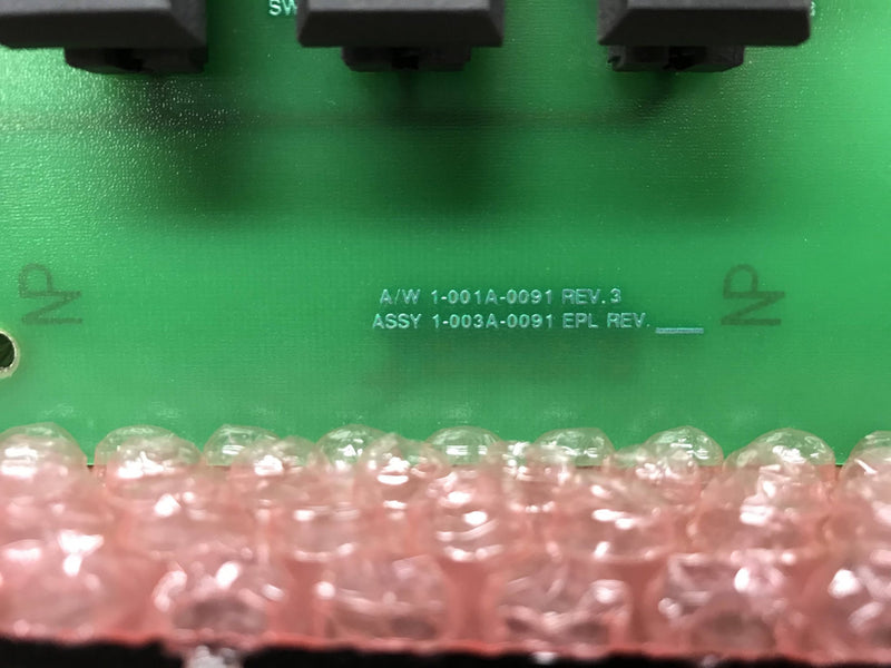 Control Panel Keypad (1-003A-0091-REV 4) Hologic