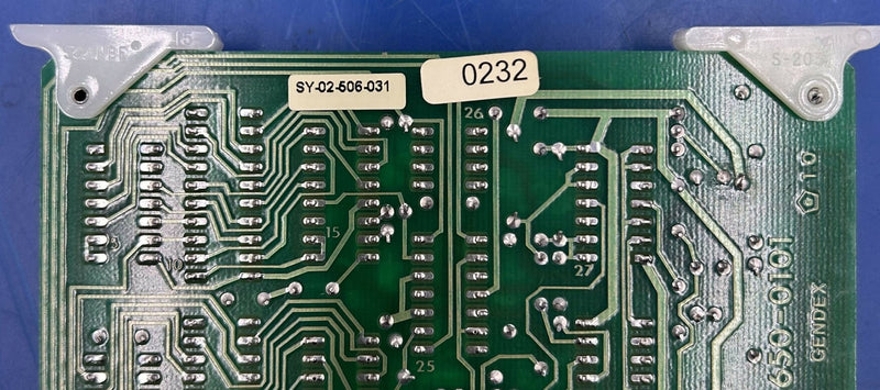 DATA BOARD (124-0101G1 VER 3) GENDEX/DEL MEDICAL