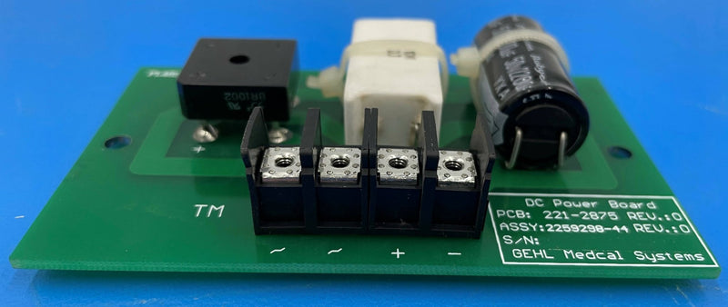 DC Power Board (221-2876 Rev 0/2259298-44) GE