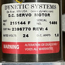 D.C. SERVO MOTOR ASSEMBLY (2396770 REV.4/215144/2394016-2) GE