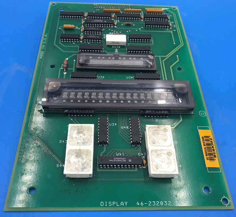 Display BOARD (46-232832 G1-C) GE AMX 4+
