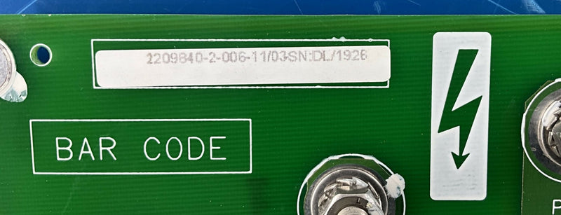 EMC Filter TRI-V2B BOARD (2209840-2-006) GE
