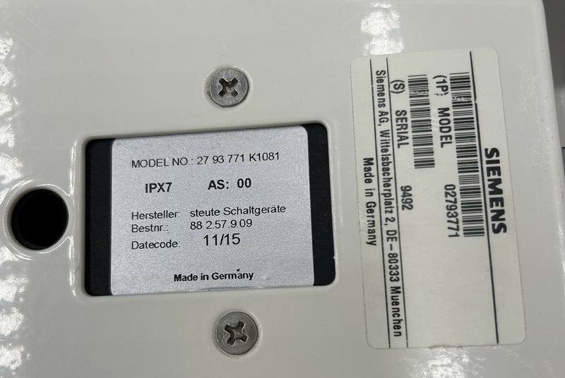 FOOTSWITCH (02793771/2793771) SIEMENS