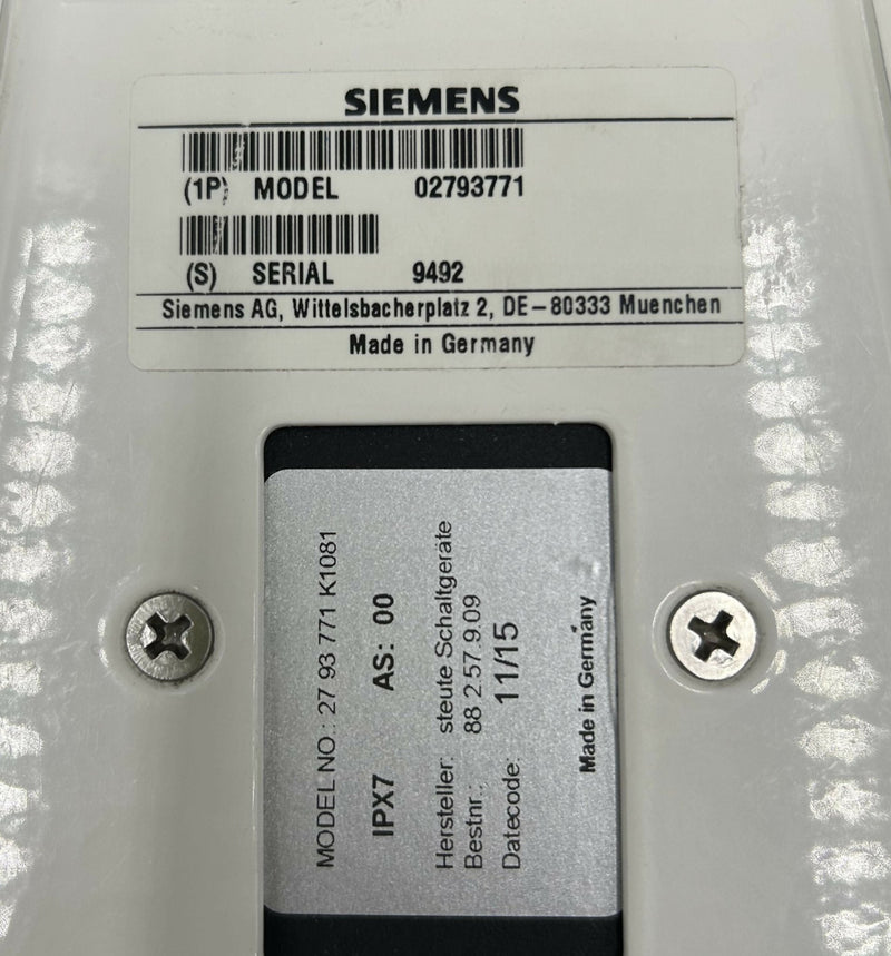 FOOTSWITCH (02793771/2793771) SIEMENS