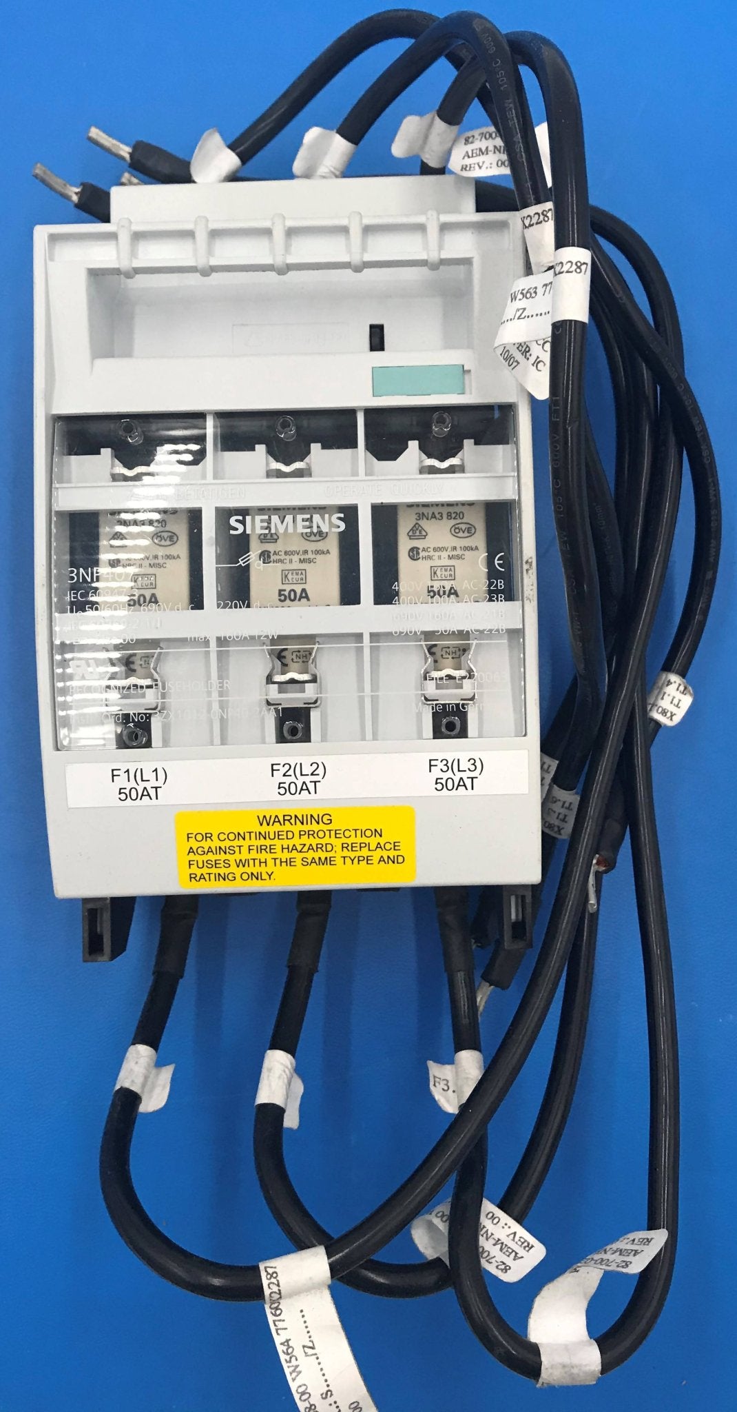 Fuse Holder/Fuses (3ZX1012NP402AA1/3NP407 ) Siemens — Shop Med Parts