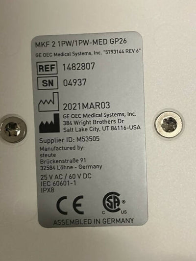 Pédalier FootSwitch OEC/GE Référence 5793144 Pour Bras C 9800 - Occasion Fonctionnel