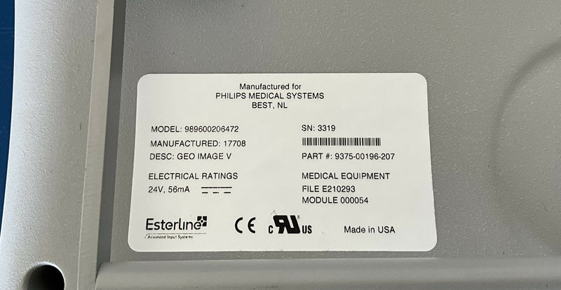 GEO IMAGE V MODULE (989600206472/9375-001-96207) PHILIPS