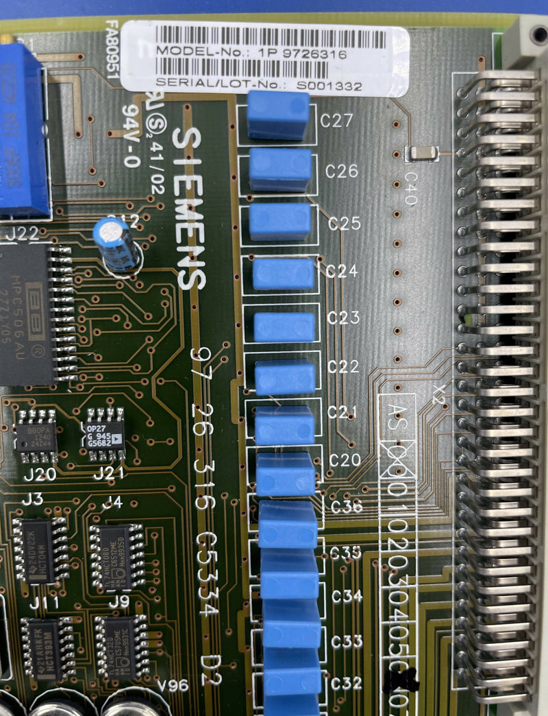 HOST EXTENSION D2 PCB (9726316/09726316) SIEMENS
