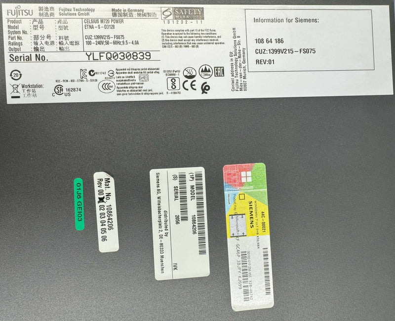 ICS TOWER 12S CELSIUS M720 POWER (10864206) SIEMENS