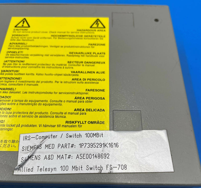 IRS 8 PORT 100-MBit SWITCH (7395291/FS-708) SIEMENS