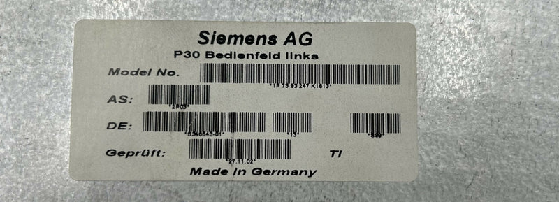 KEYBOARD_FRONT_RIGHT (07393288/7393288) SIEMENS