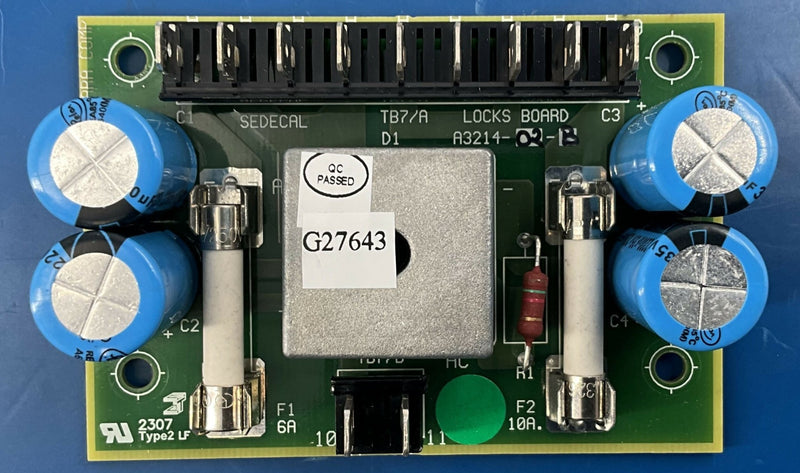 LOCKS BOARD (A3214-02-B) GE