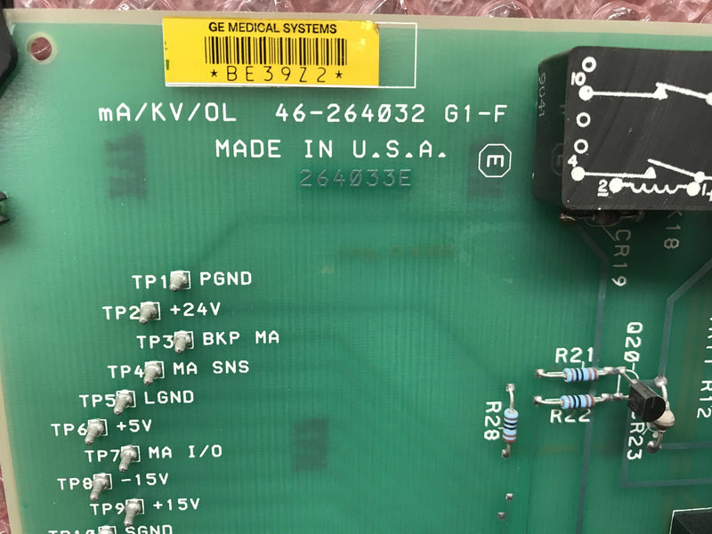 mA/KV/O Board L (46-264032 G1-F) GE Advantx