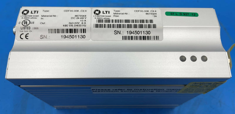 MOTOR CONTROLLER U731/U721 (8614401/08614401/8673548) SIEMENS