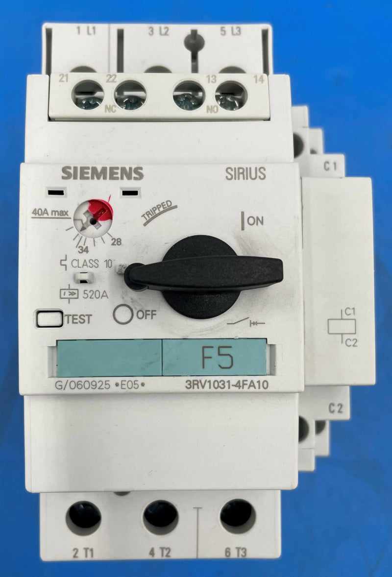 MOTOR OVERLOAD SW (3RV1031-4FA10/10161682) SIEMENS