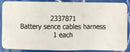 NEW Battery Sense Cables Harness(2337871)GE/AMX4