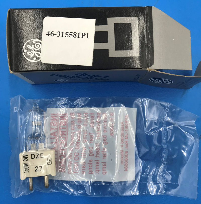 NEW Collimator Projection Lamp 150W 24V DZE/FDS(46-315581 P1) GE