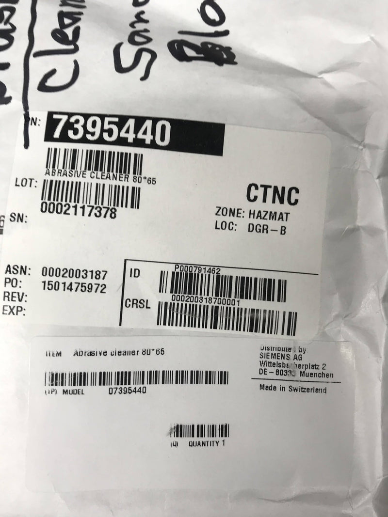 NEW CT Slip Ring Brush Block Sanding Stone (07395440) Siemens