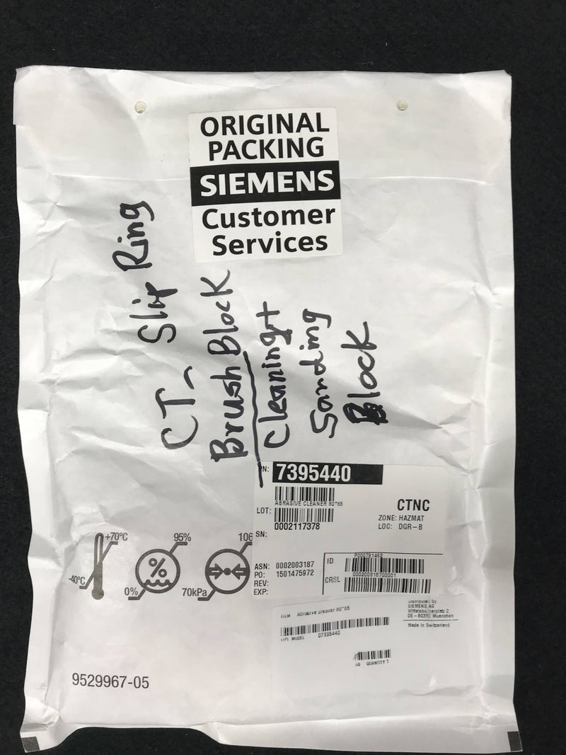NEW CT Slip Ring Brush Block Sanding Stone (07395440) Siemens