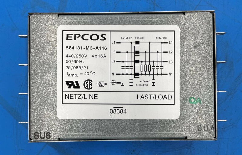 NOISE FILTER ( 04690707/B84131-M3-A116) SIEMENS