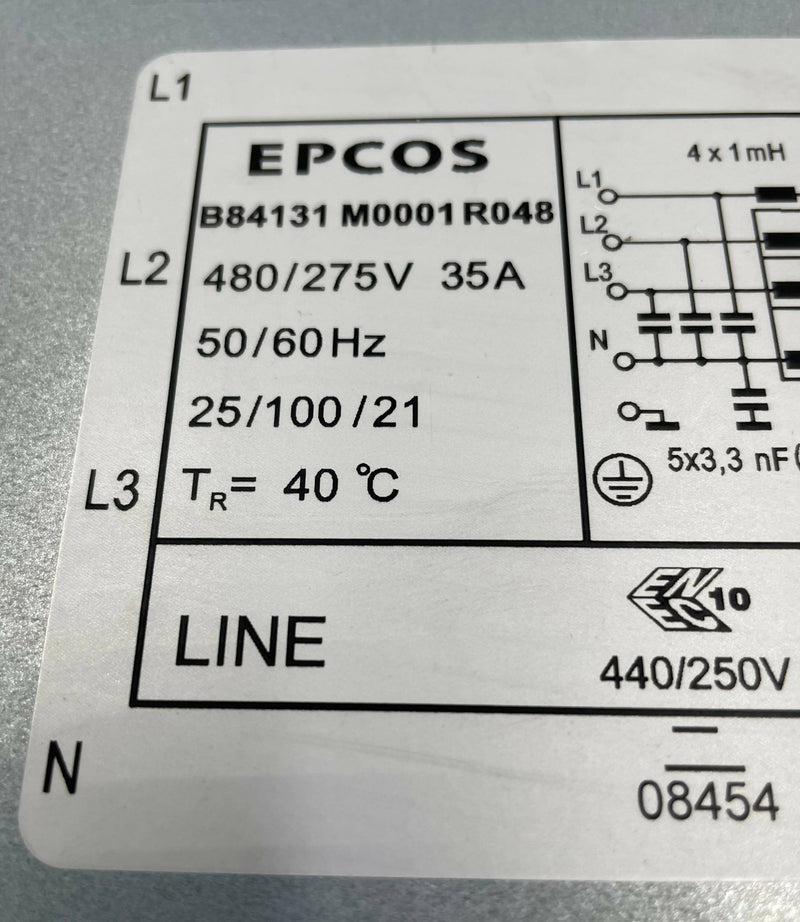 NOISE FILTER EPCOS (08685567/B84131 M0001 R048) SIEMENS
