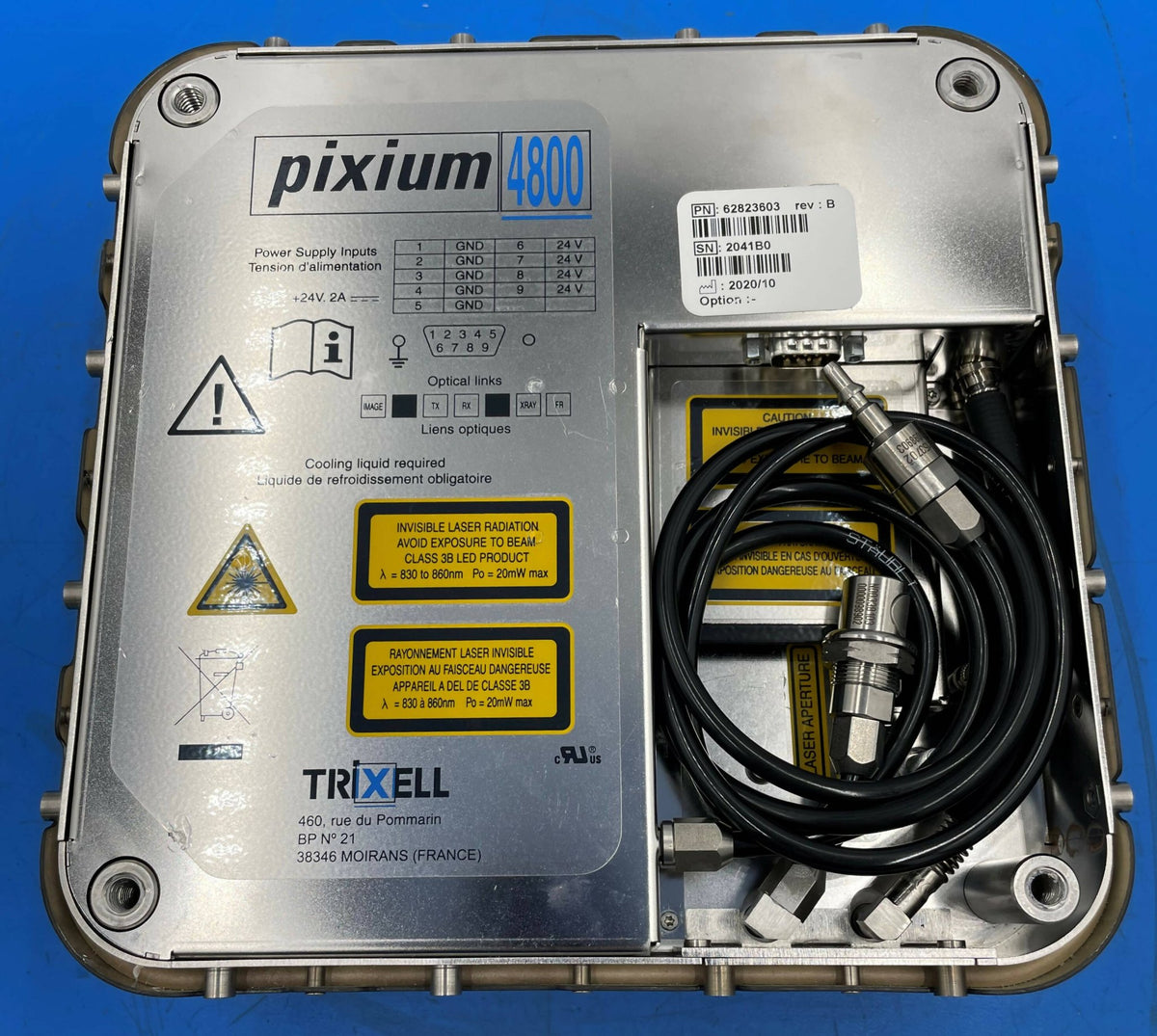 Enhanced Imaging with Pixium 4800 Trixell Detector 20x20