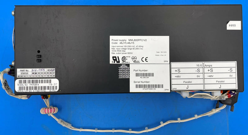 POWER SUPPLY DC 48V/800W OMEGA 800PFC (4763814/MML800PFC/V2) SIEMENS
