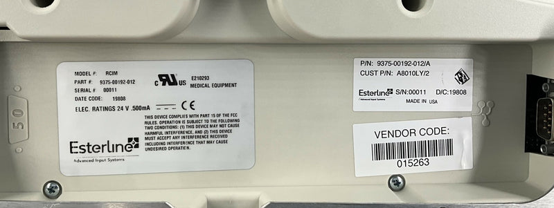 RCIM Operators Console (9375-00192-0120) GE