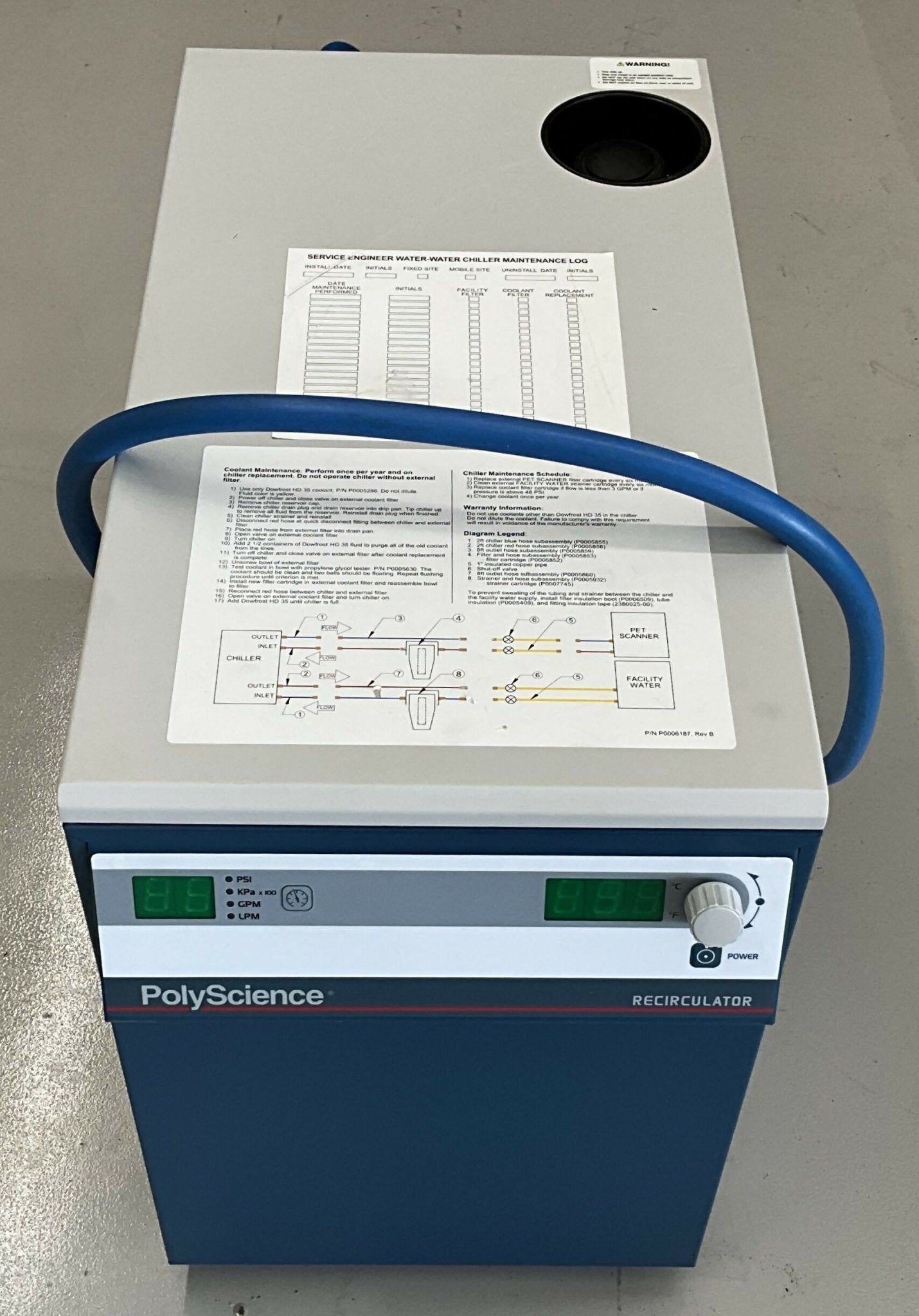 Polyscience Recirculator RECIRCULATOR CHILLER (6106W) POLYSCIENCE