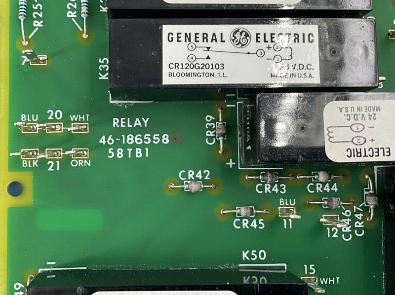 RELAY BOARD (46-186558G1) GE
