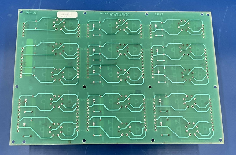RELAY PANEL BOARD (04504G10 Rev. 1) GE