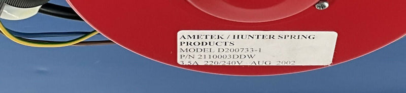 Retractable Cord Reel (D200733-1/2110003DDW) GE