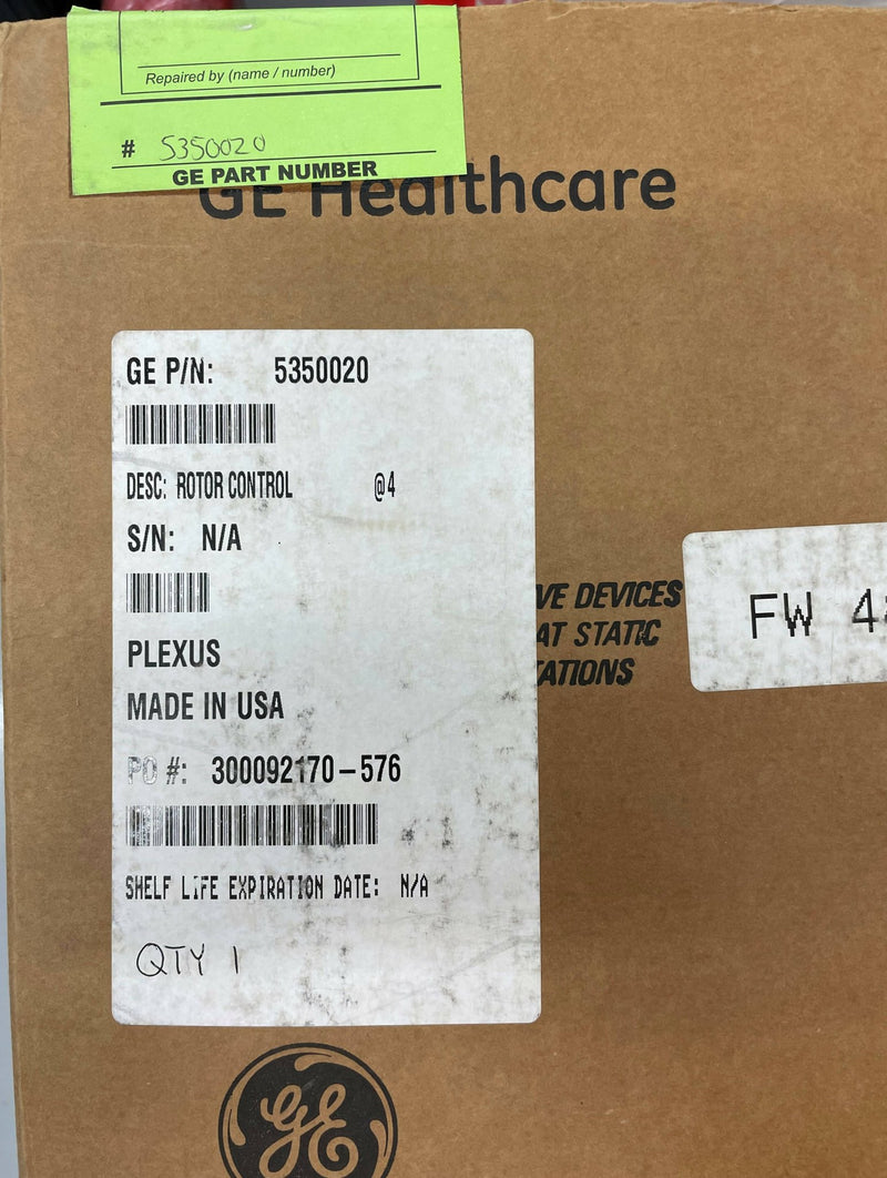 Rotor Control Board NEW (5350020/5350021 REV3) GE