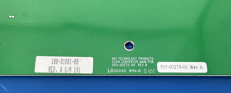 SCAN CONVERTER MAIN PCB (100-01001-00/505-00273-00/ 505-00272-00) OEC C-ARM