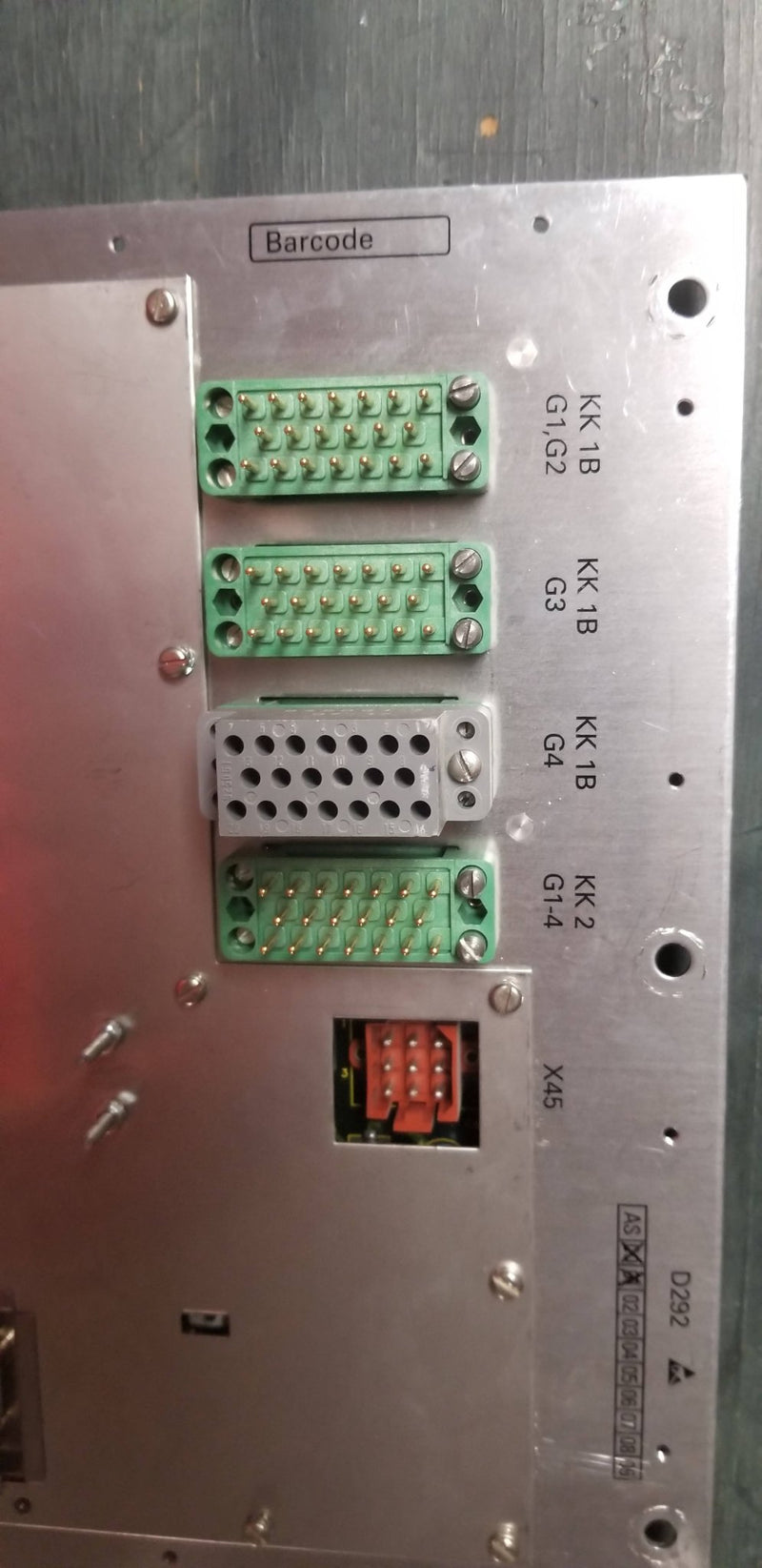 Siemens D292 ASSY KK Interface (PN #3827297)